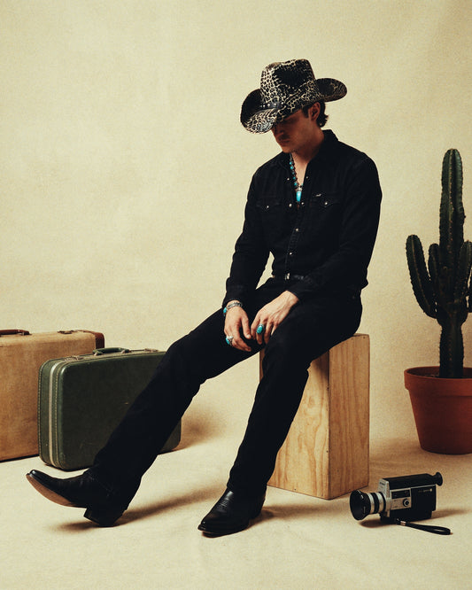 CROCODILE SKIN COWBOW HAT - SWAMP HATZ