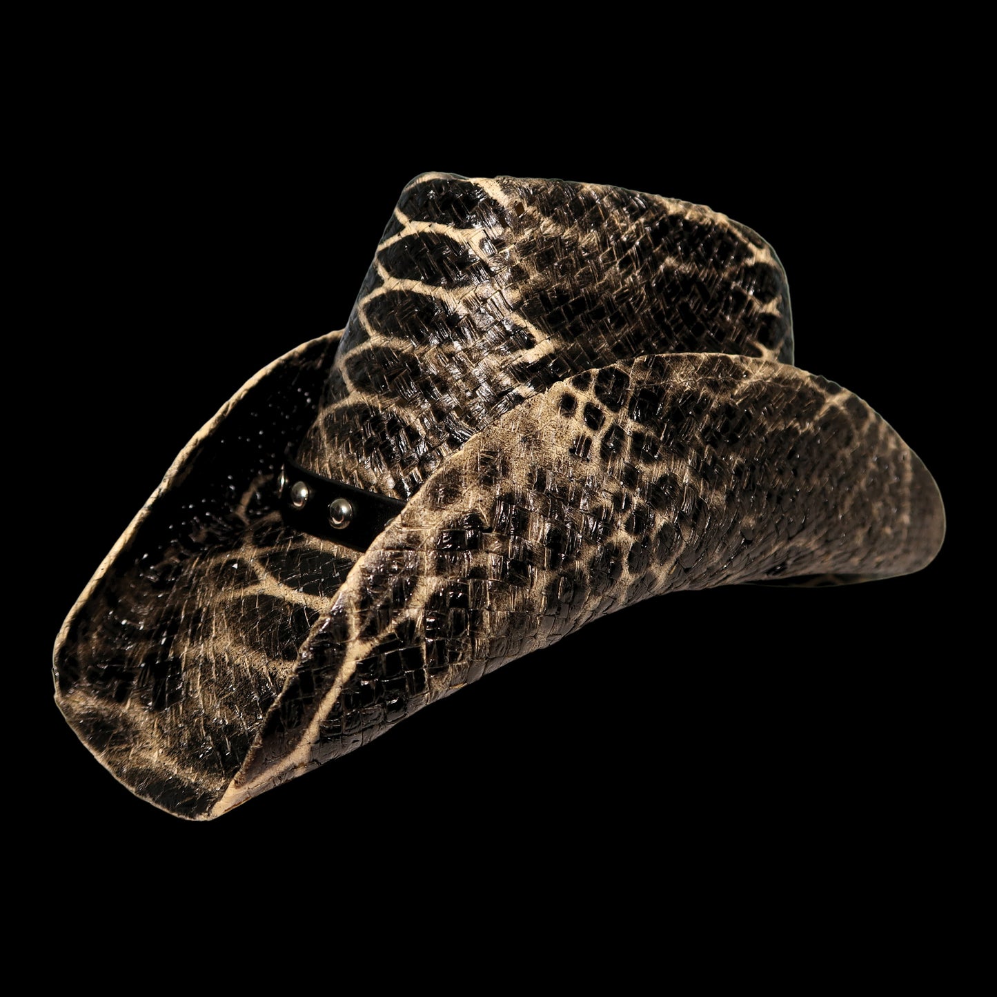 ALLIGATOR SKIN COWBOY HAT - SWAMP HATZ