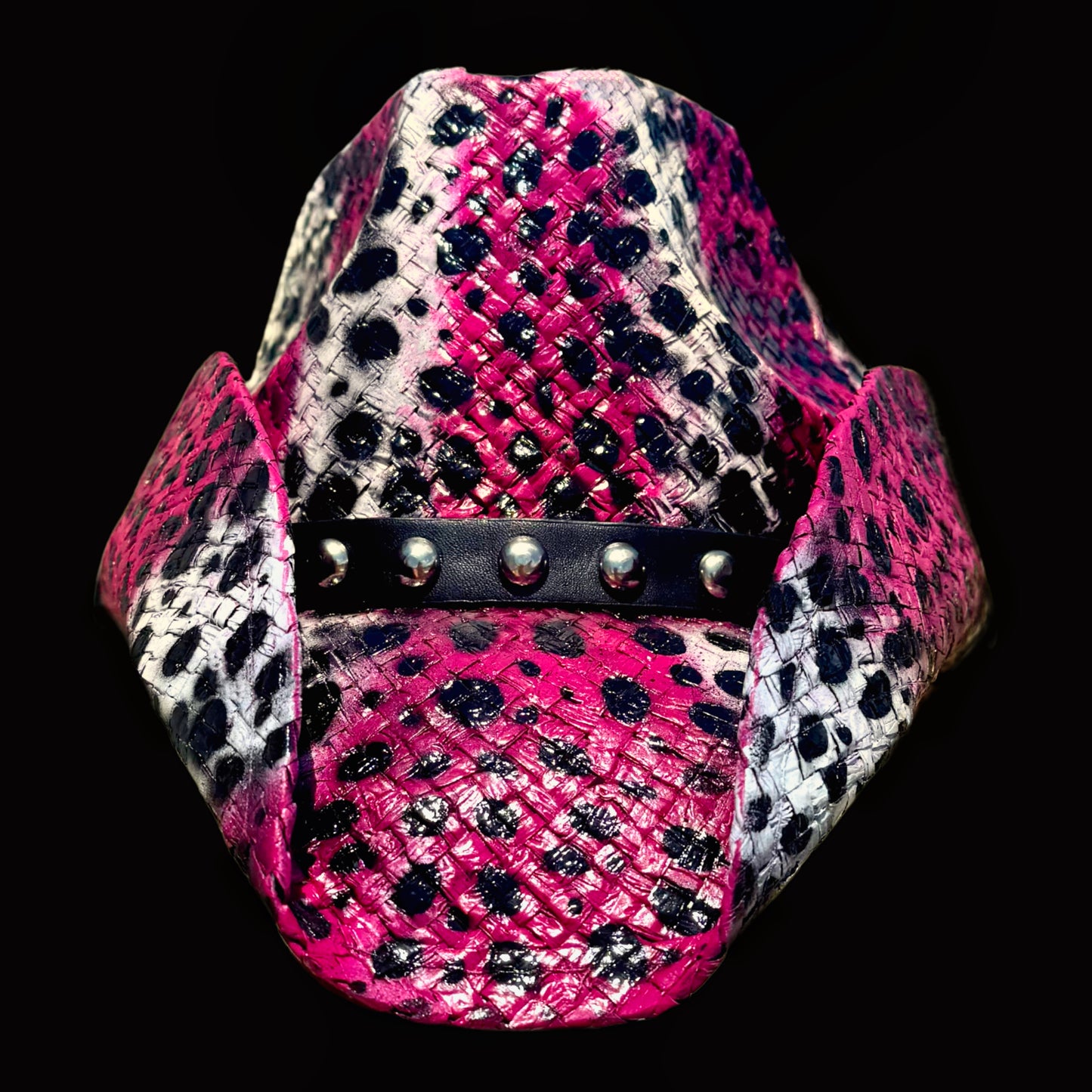 PINK CHEETAH PRINT COWBOY HAT - SWAMP HATZ
