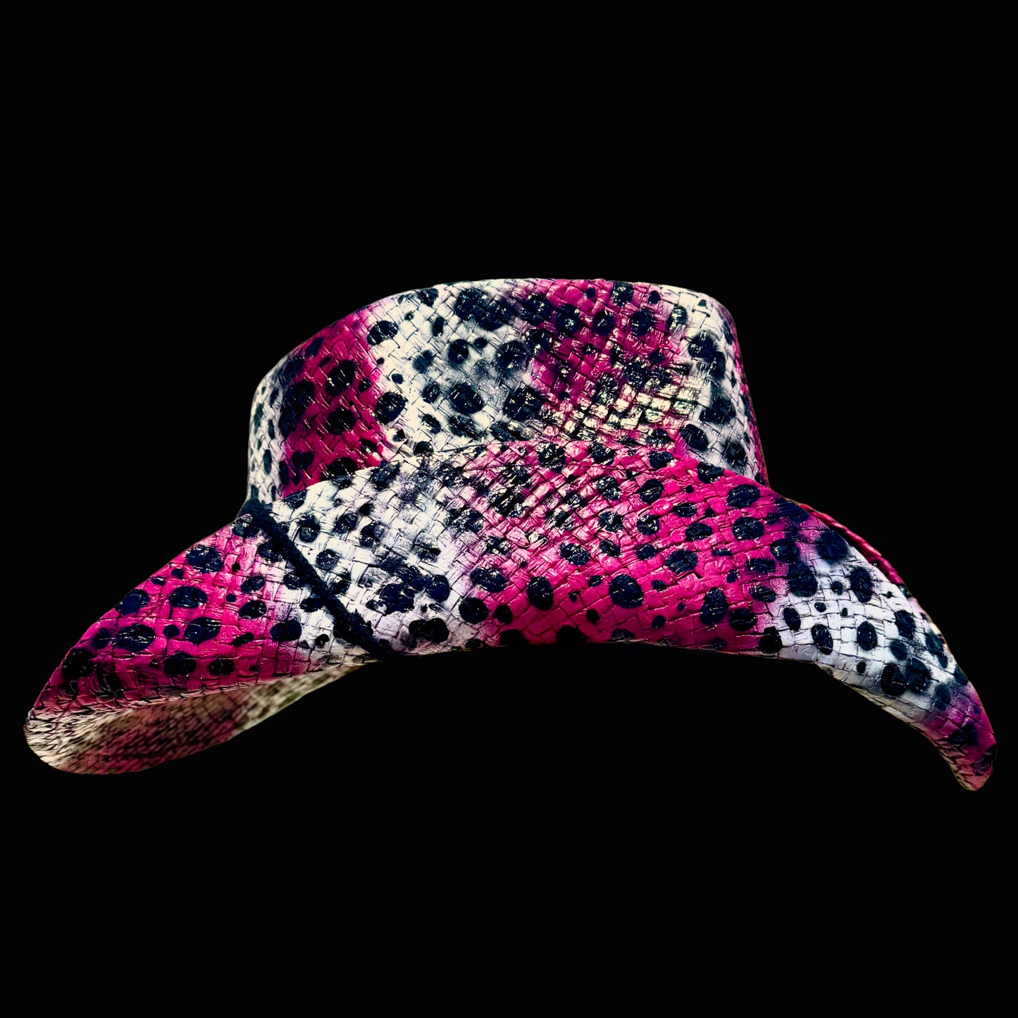 PINK CHEETAH PRINT COWBOY HAT - SWAMP HATZ