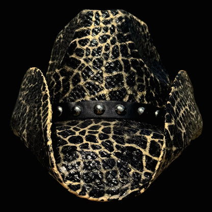CROCODILE SKIN COWBOW HAT - SWAMP HATZ