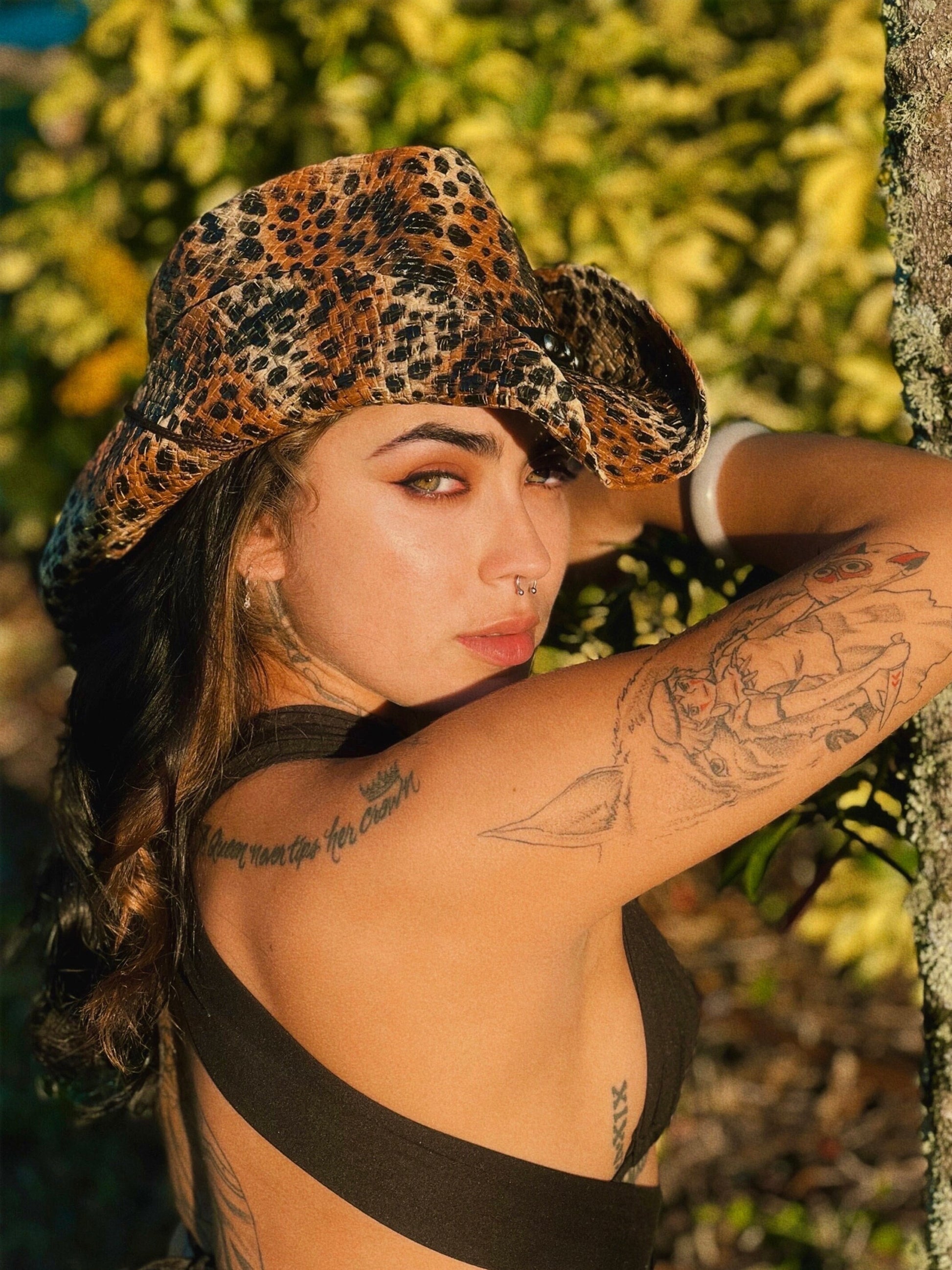 CHEETAH PRINT COWBOY HAT - SWAMP HATZ