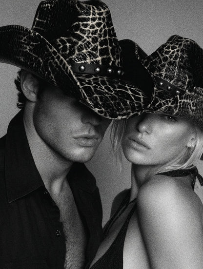 CROCODILE SKIN COWBOW HAT - SWAMP HATZ