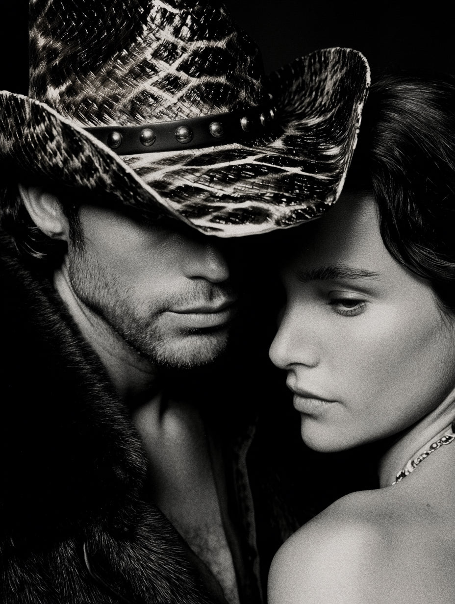 ALLIGATOR SKIN COWBOY HAT - SWAMP HATZ