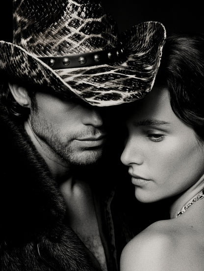 ALLIGATOR SKIN COWBOY HAT - SWAMP HATZ