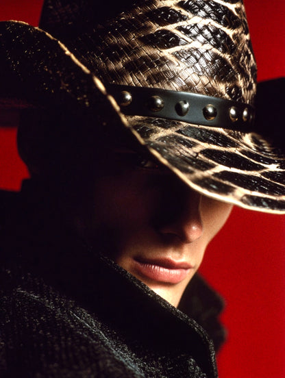 ALLIGATOR SKIN COWBOY HAT - SWAMP HATZ