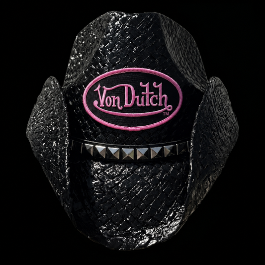 VON DUTCH PATCH COWBOY HAT — Pre-order, Ships Late August