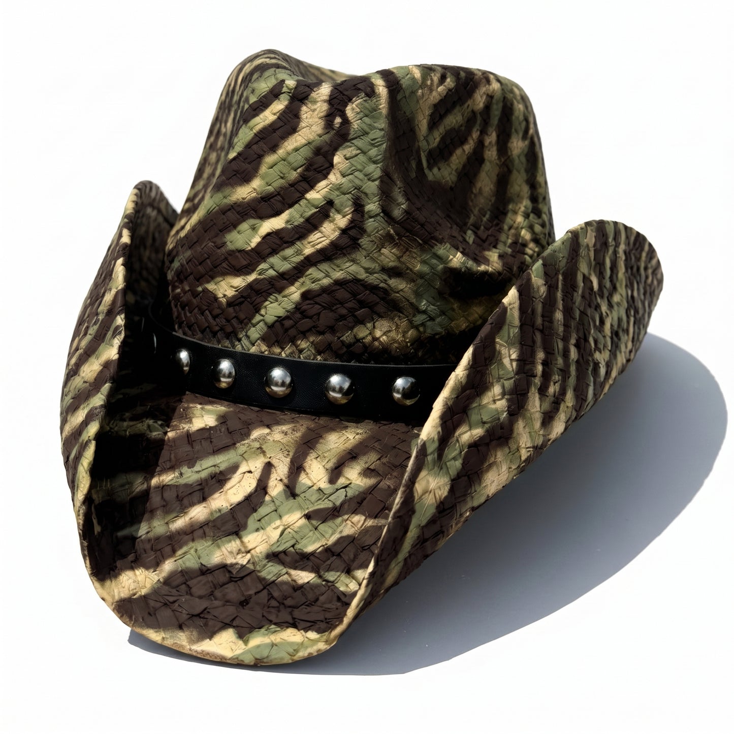 CAMO TIGER STRIPE COWBOY HAT