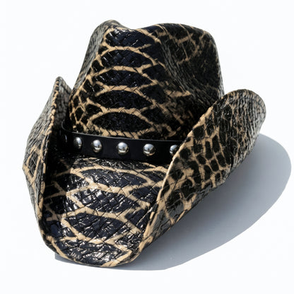 PRE-ORDER (LATE SEPTEMBER) ALLIGATOR SKIN COWBOY HAT