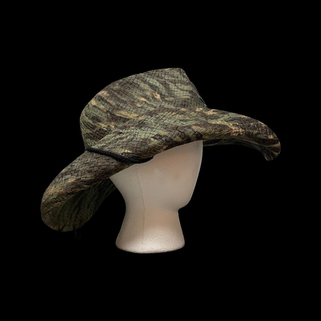 CAMO MARIJUANA 420 LEAF COWBOY HAT - SWAMP HATZ