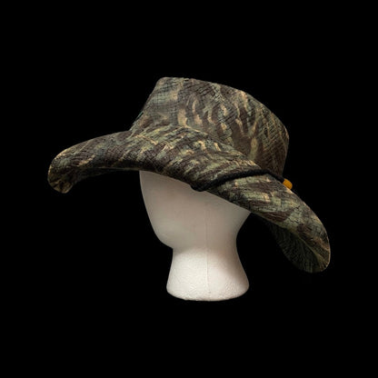 CAMO MARIJUANA 420 LEAF COWBOY HAT - SWAMP HATZ