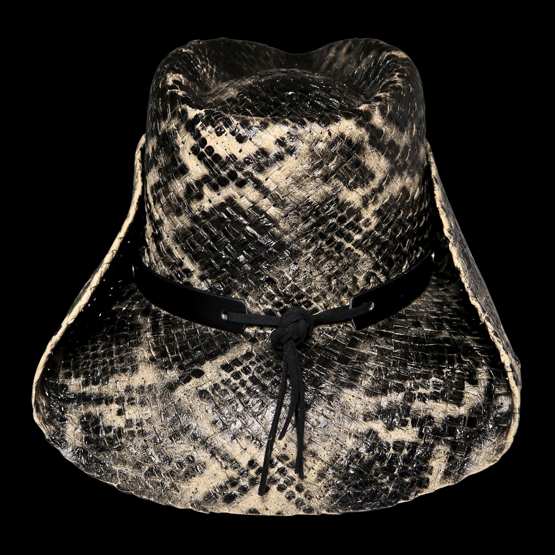 TAN SNAKESKIN COWBOY HAT - SWAMP HATZ