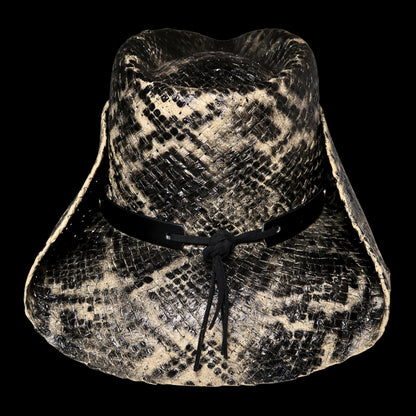TAN SNAKESKIN COWBOY HAT - SWAMP HATZ