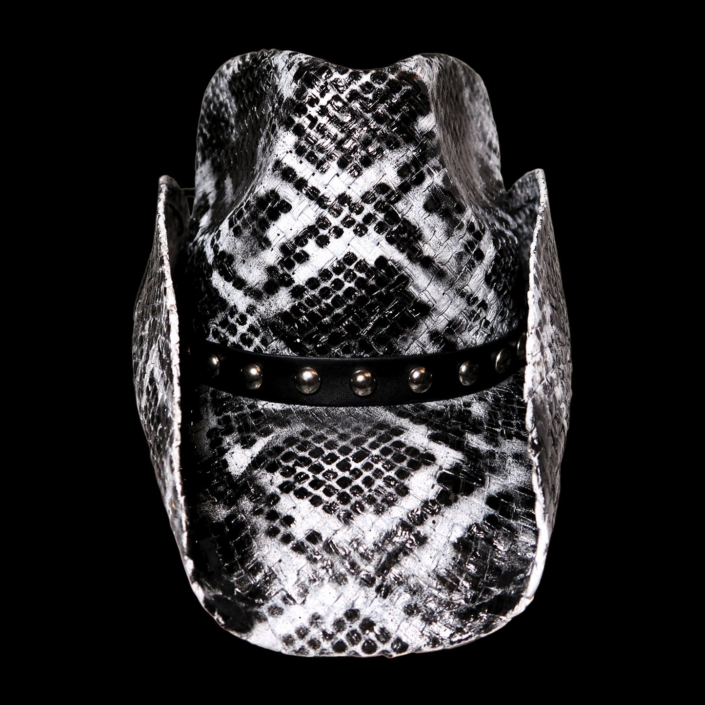 WHITE SNAKESKIN COWBOY HAT - SWAMP HATZ