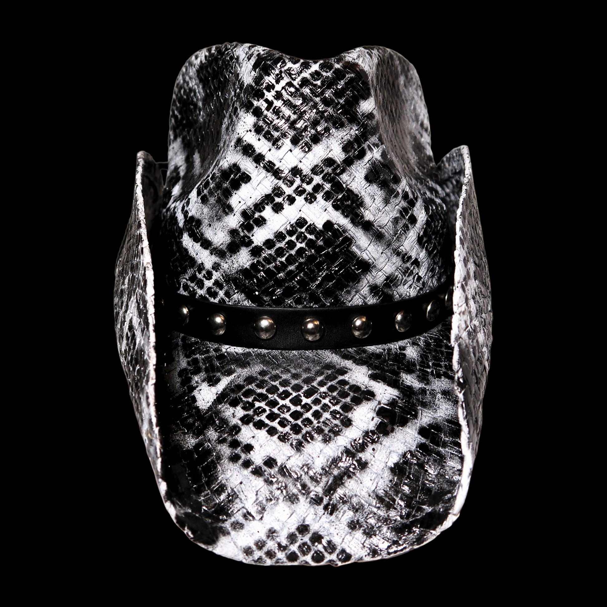 WHITE SNAKESKIN COWBOY HAT - SWAMP HATZ