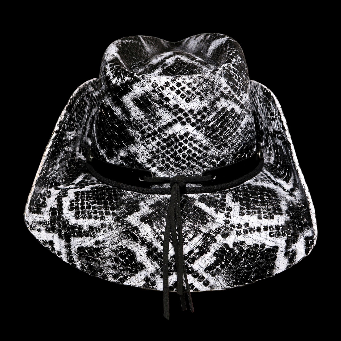 WHITE SNAKESKIN COWBOY HAT - SWAMP HATZ