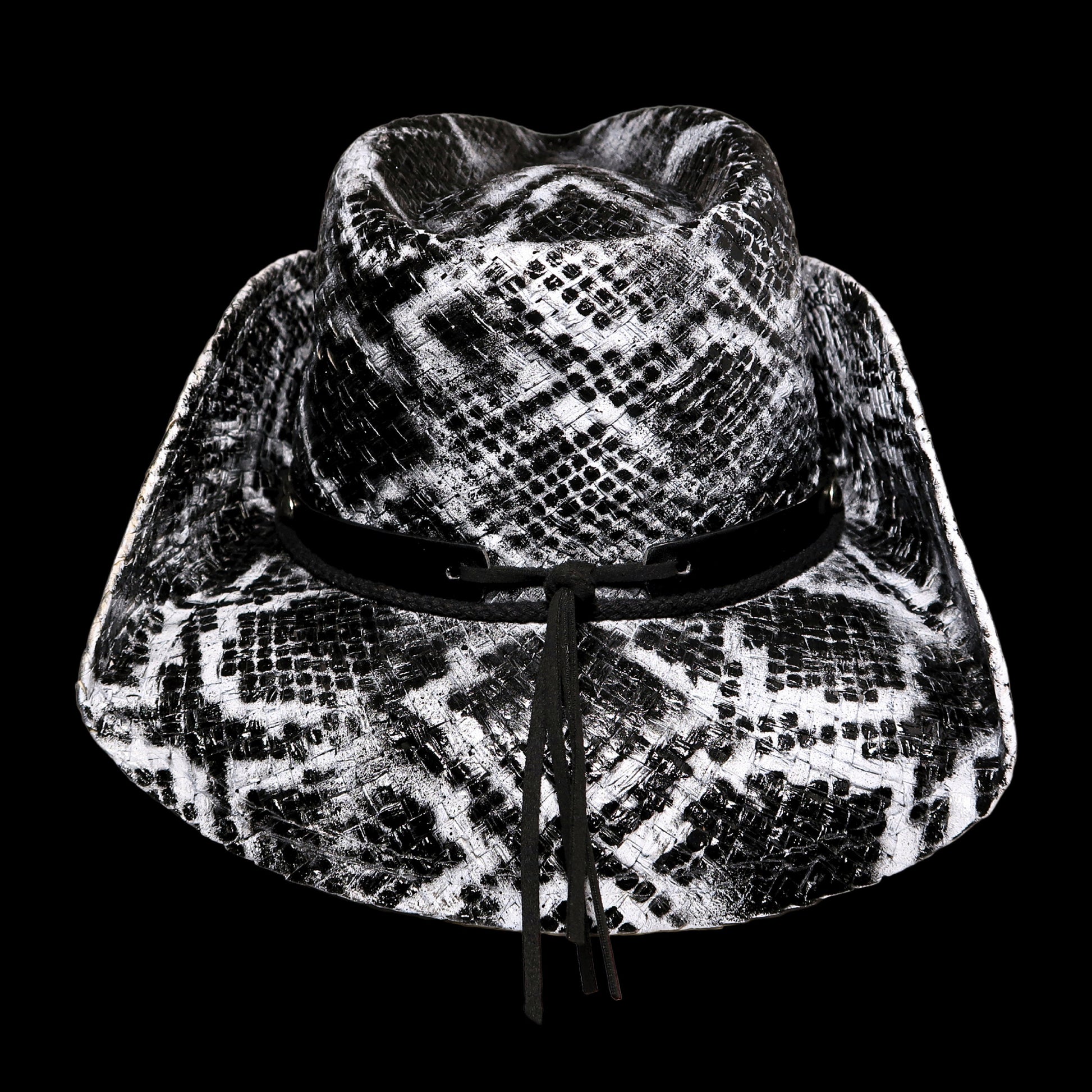 WHITE SNAKESKIN COWBOY HAT - SWAMP HATZ