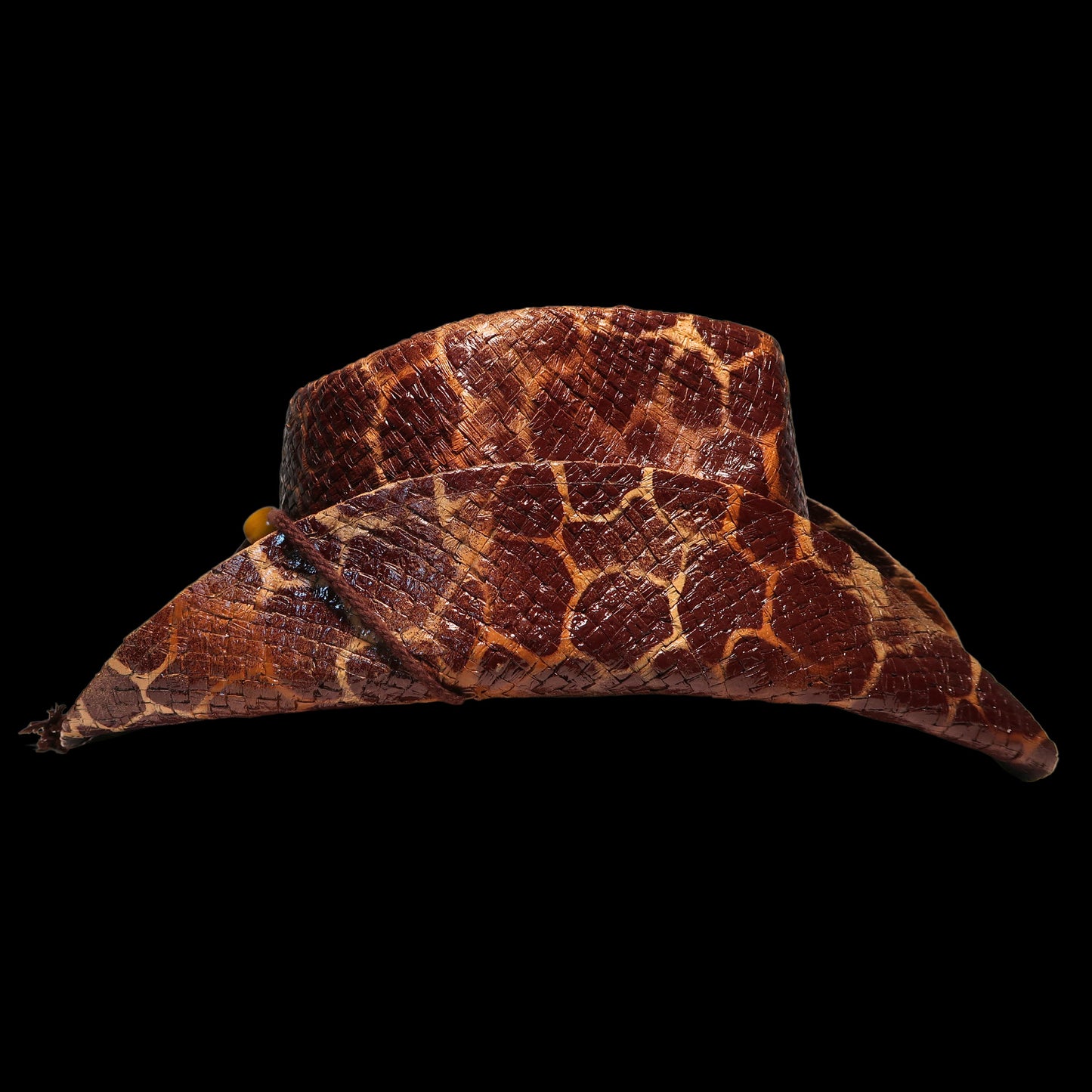 GIRAFFE PRINT COWBOY HAT - SWAMP HATZ