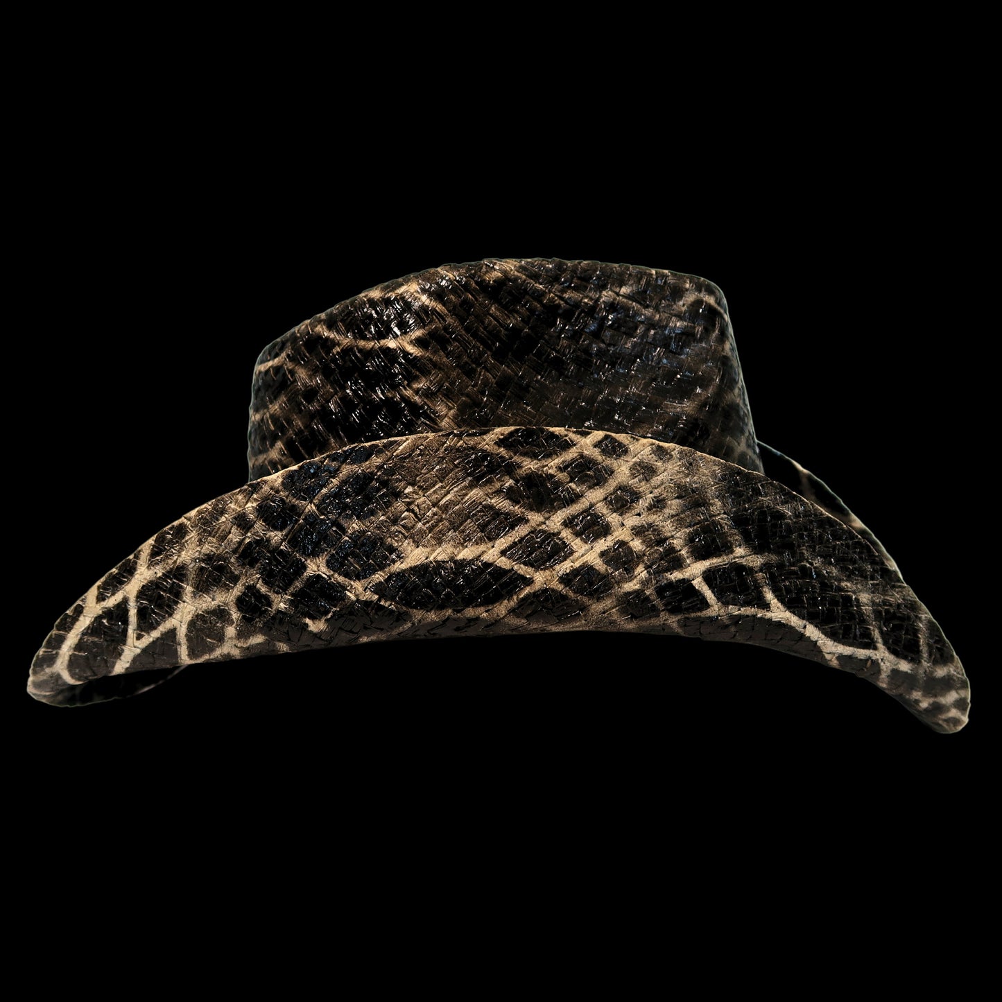 ALLIGATOR SKIN COWBOY HAT - SWAMP HATZ