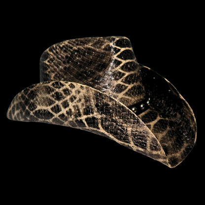 ALLIGATOR SKIN COWBOY HAT - SWAMP HATZ