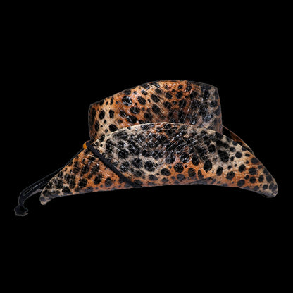 CHEETAH PRINT COWBOY HAT - SWAMP HATZ