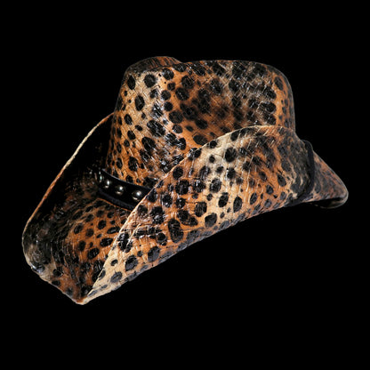 CHEETAH PRINT COWBOY HAT - SWAMP HATZ