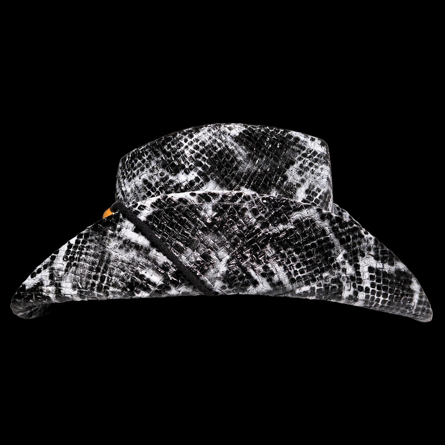 WHITE SNAKESKIN COWBOY HAT - SWAMP HATZ