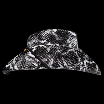WHITE SNAKESKIN COWBOY HAT - SWAMP HATZ