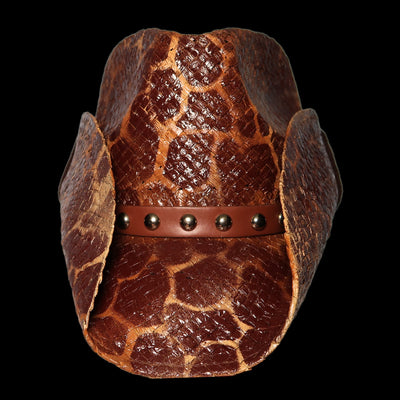 GIRAFFE PRINT COWBOY HAT