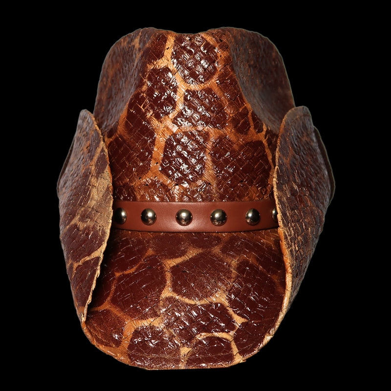 GIRAFFE PRINT COWBOY HAT