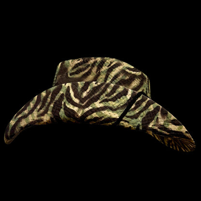 Camo Tiger Stripe Cowboy Hat - SWAMP HATZ