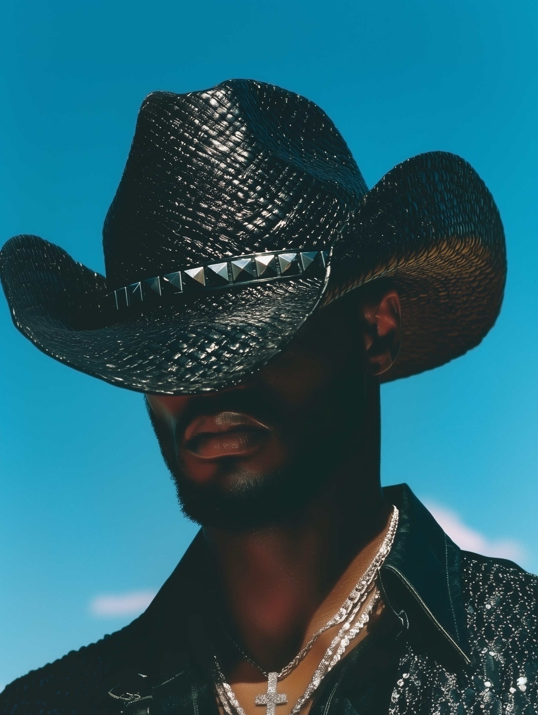 BLACK ICE COWBOY HAT - SWAMP HATZ