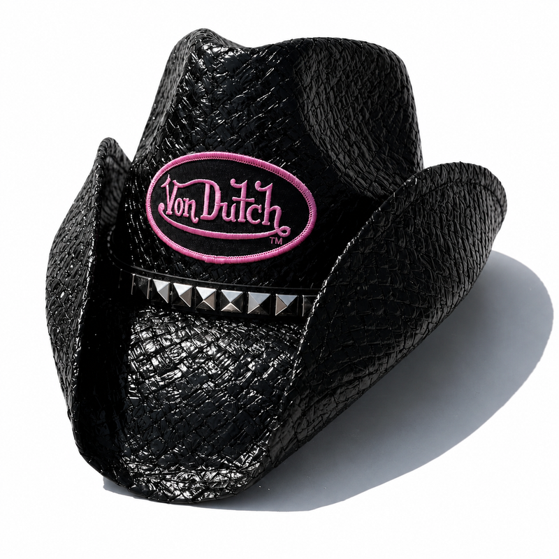 VON DUTCH PATCH COWBOY HAT — Pre-order, Ships Late August