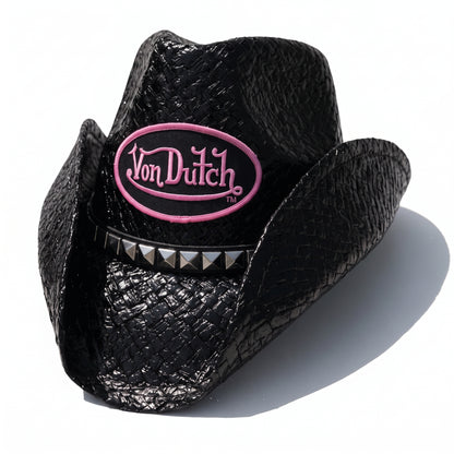 VON DUTCH PATCH COWBOY HAT